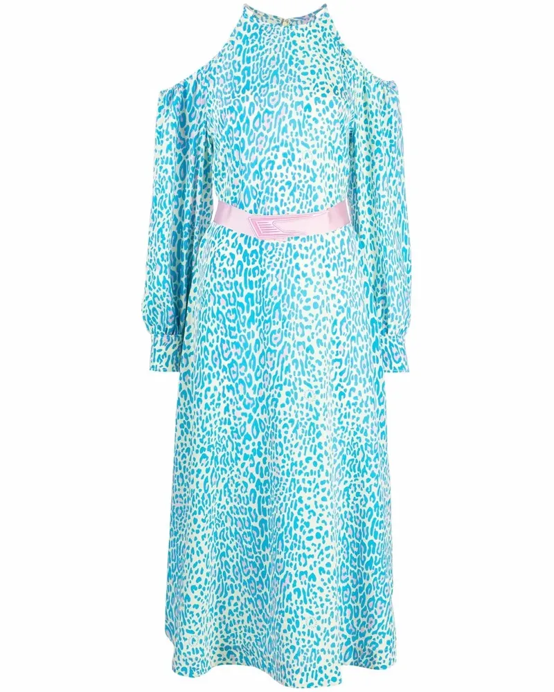 Stella McCartney Kleid mit Print - Blau Blau