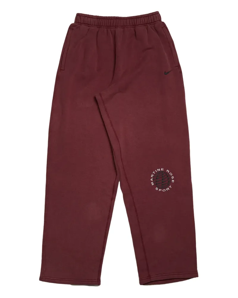 Nike x Martine Rose Jogginghose mit Logo-Print - Rot Rot
