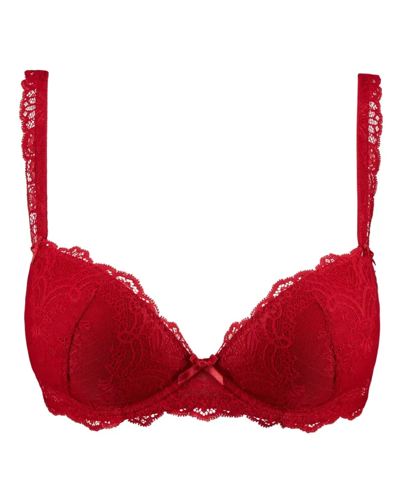 Aubade Push-up-BH mit Spitze - Rot Rot