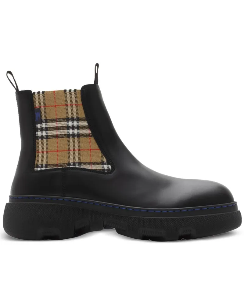 Burberry Klassische Chelsea-Boots - Schwarz Schwarz