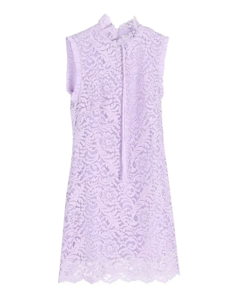 Sandro ruffled-trim lace dress - Violett Violett