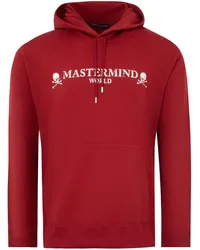 Mastermind World Hoodie mit Logo-Print Rot