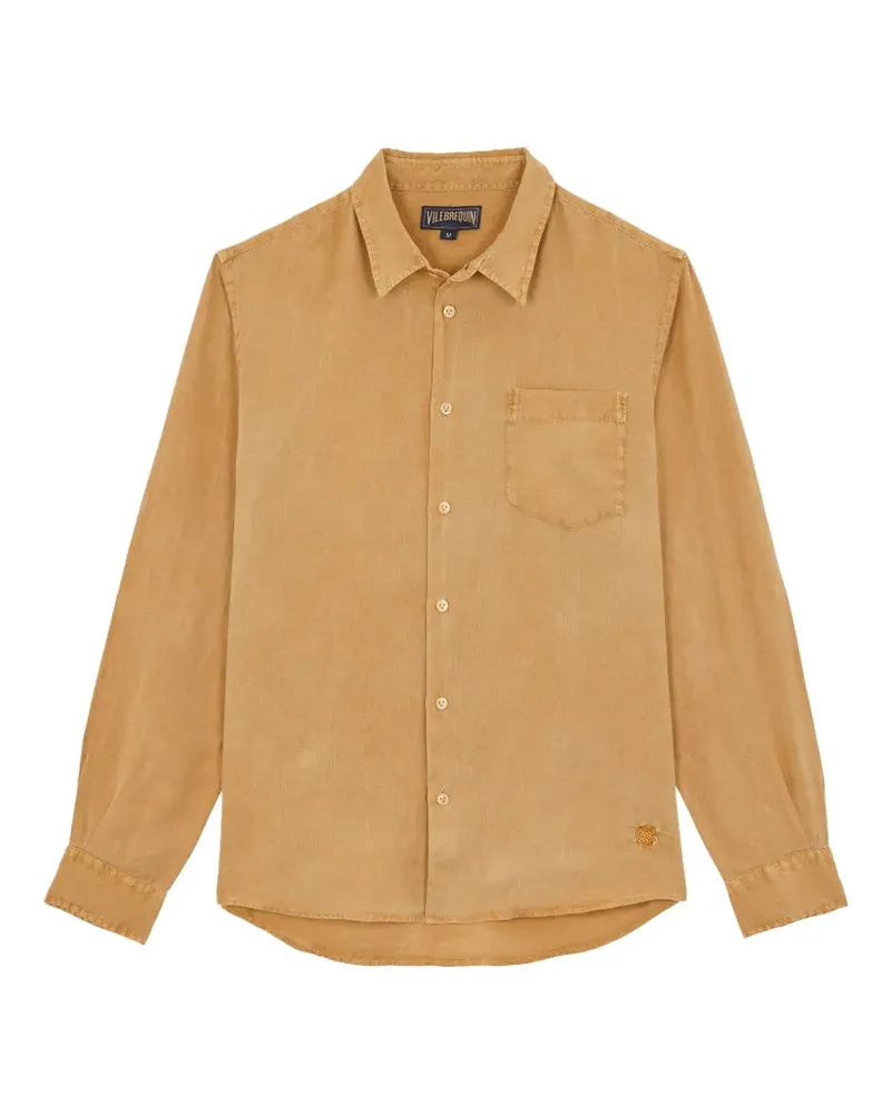 Vilebrequin chest-pocket shirt - Braun Braun