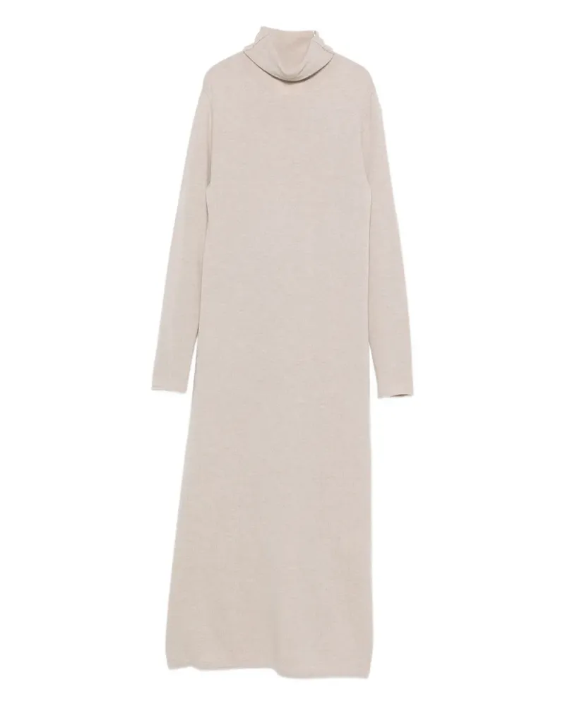 Lisa Yang turtleneck dress - Nude Nude