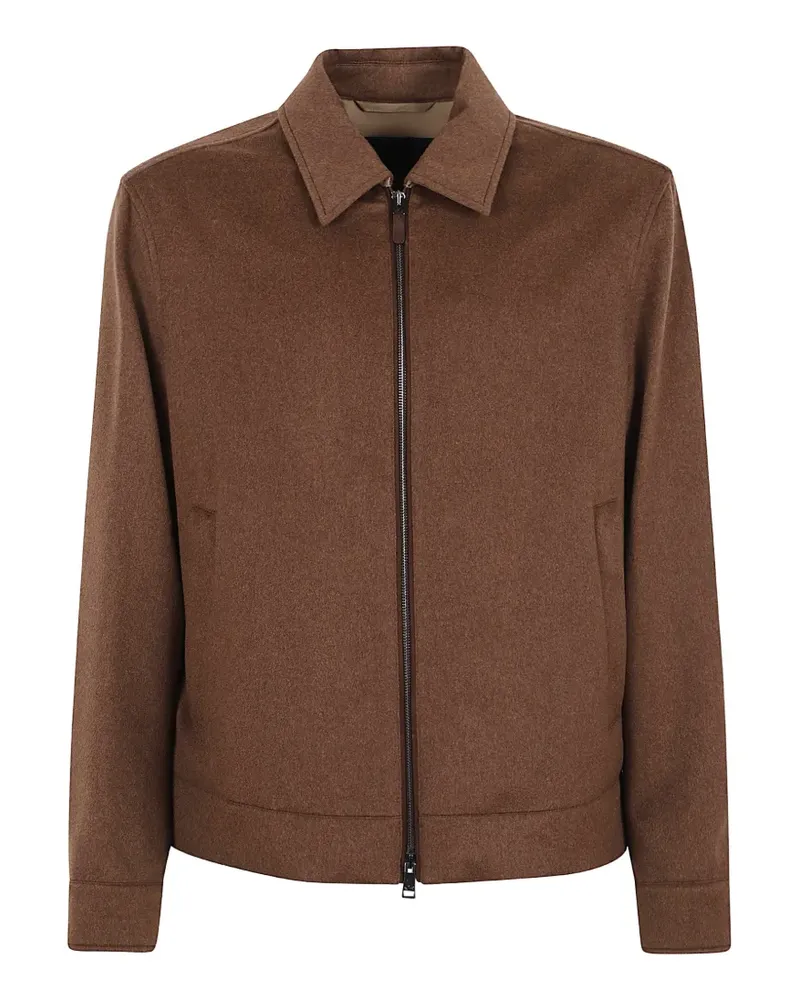 Paul & Shark zip-up shirt jacket - Braun Braun