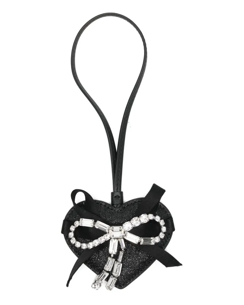 Jimmy Choo Heart charm - Schwarz Schwarz