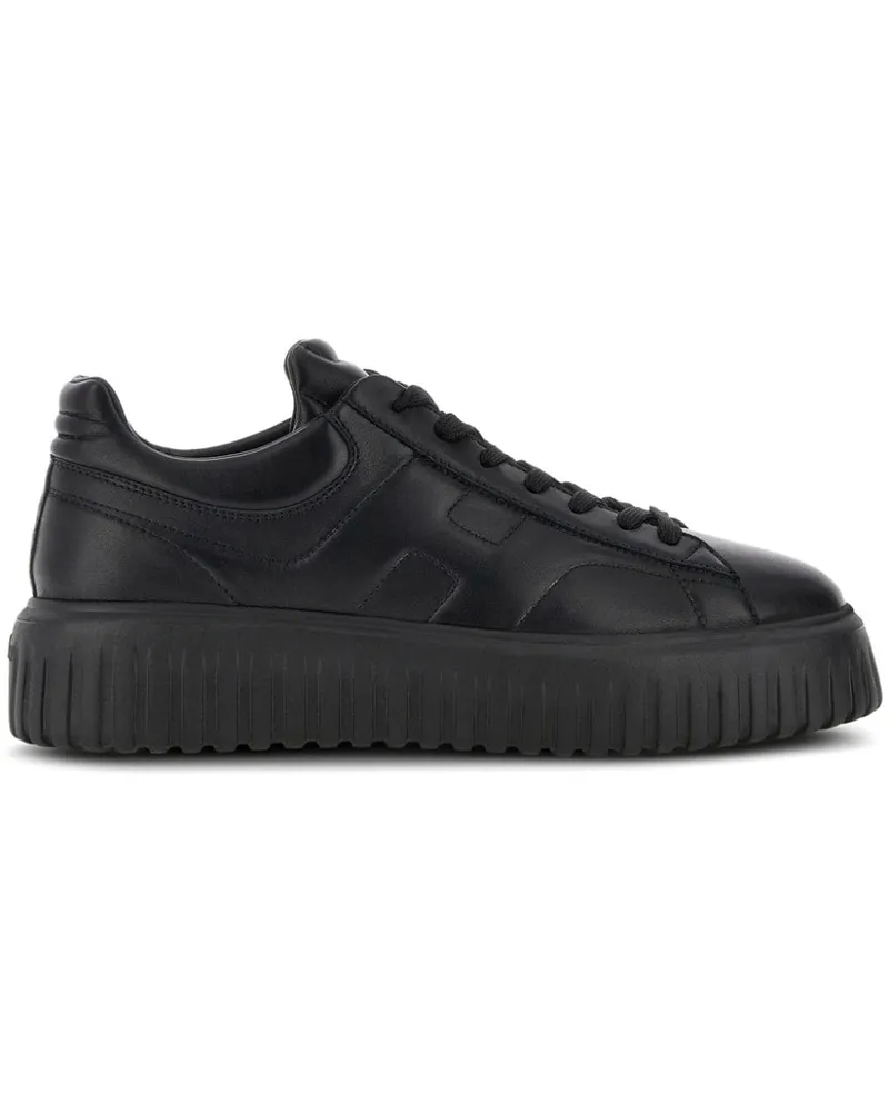 Hogan H-Stripes Sneakers - Schwarz Schwarz