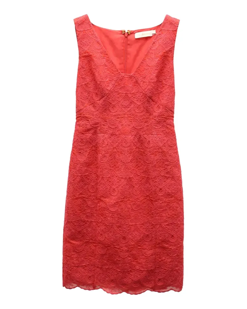 Tory Burch Cameron Spitzenkleid - Rot Rot