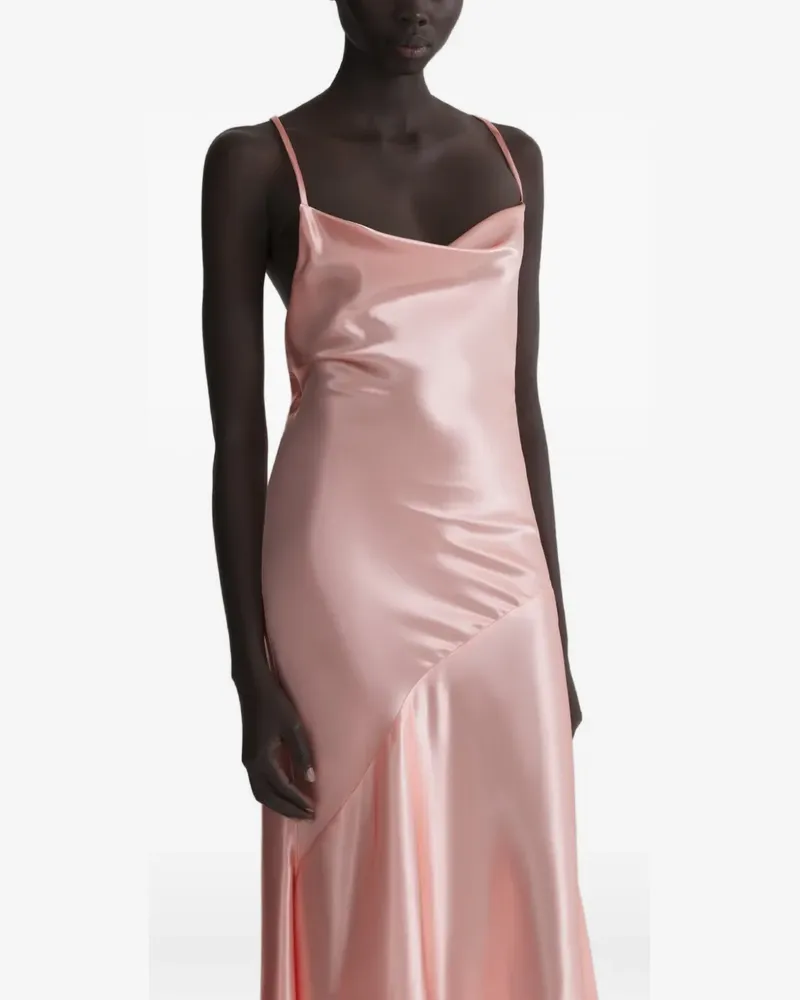Thierry Mugler Asymmetrisches Kleid - Rosa Rosa