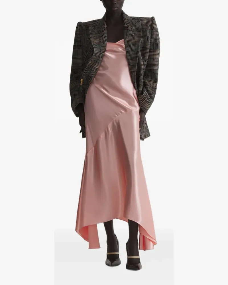 Thierry Mugler Asymmetrisches Kleid - Rosa Rosa