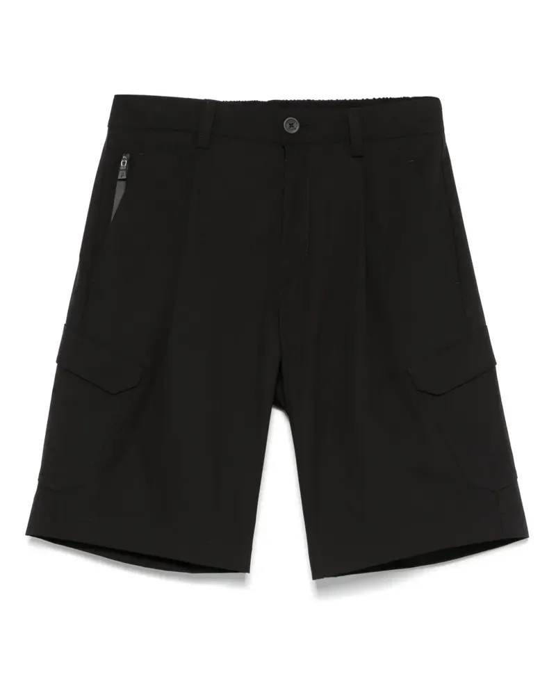Herno Shorts mit Falten - Schwarz Schwarz