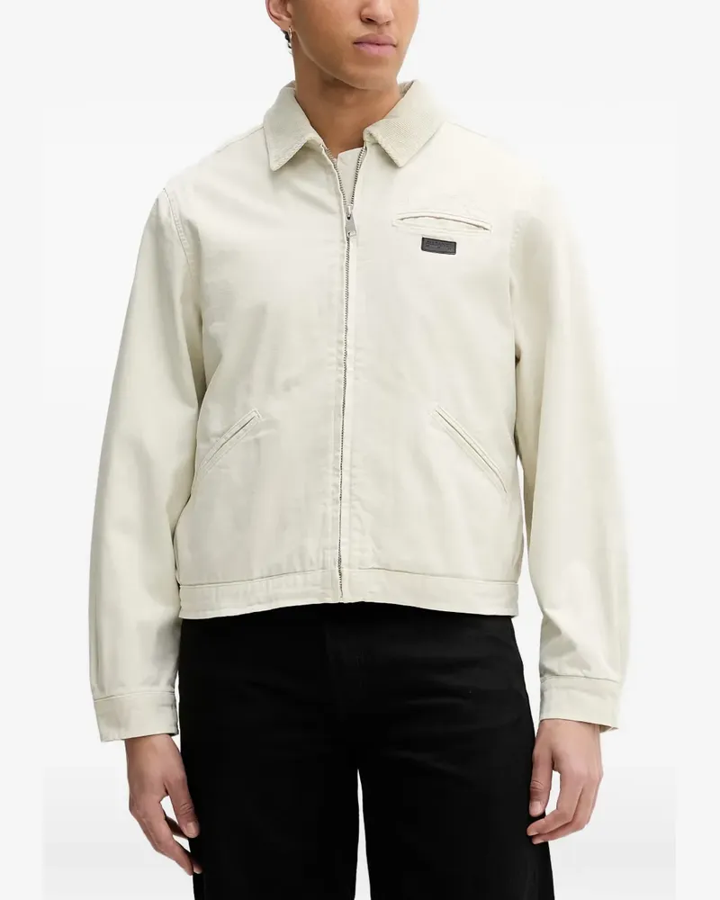 AllSaints Jacke mit Cordkragen und lockerem Schnitt - Nude Nude