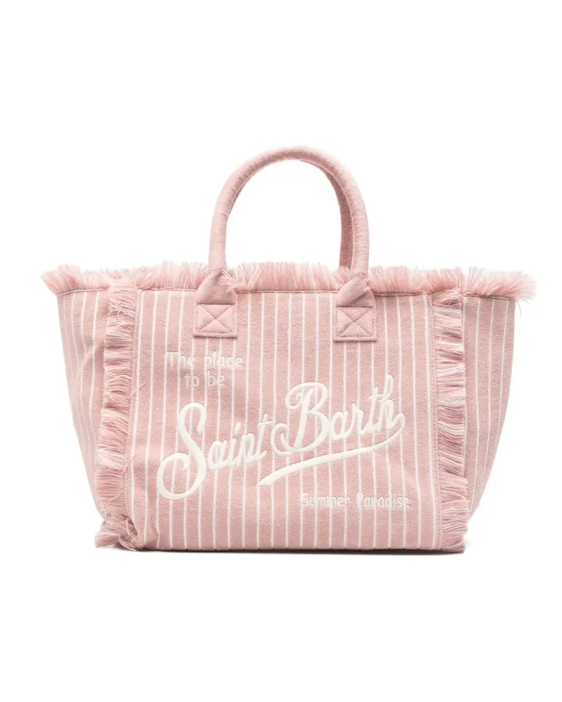 MC2 Saint Barth Vanity striped tote bag - Rosa Rosa