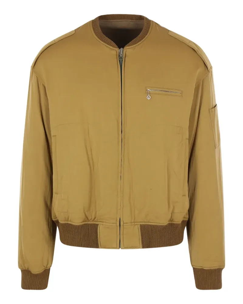 Visvim zip-up woven jacket - Grün Grün