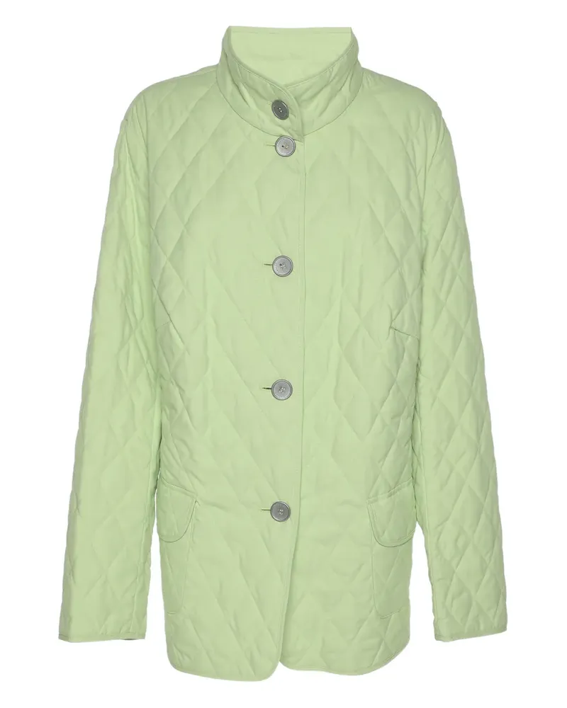Basler Gesteppte Jacke mit Knopfleiste - Grün Grün
