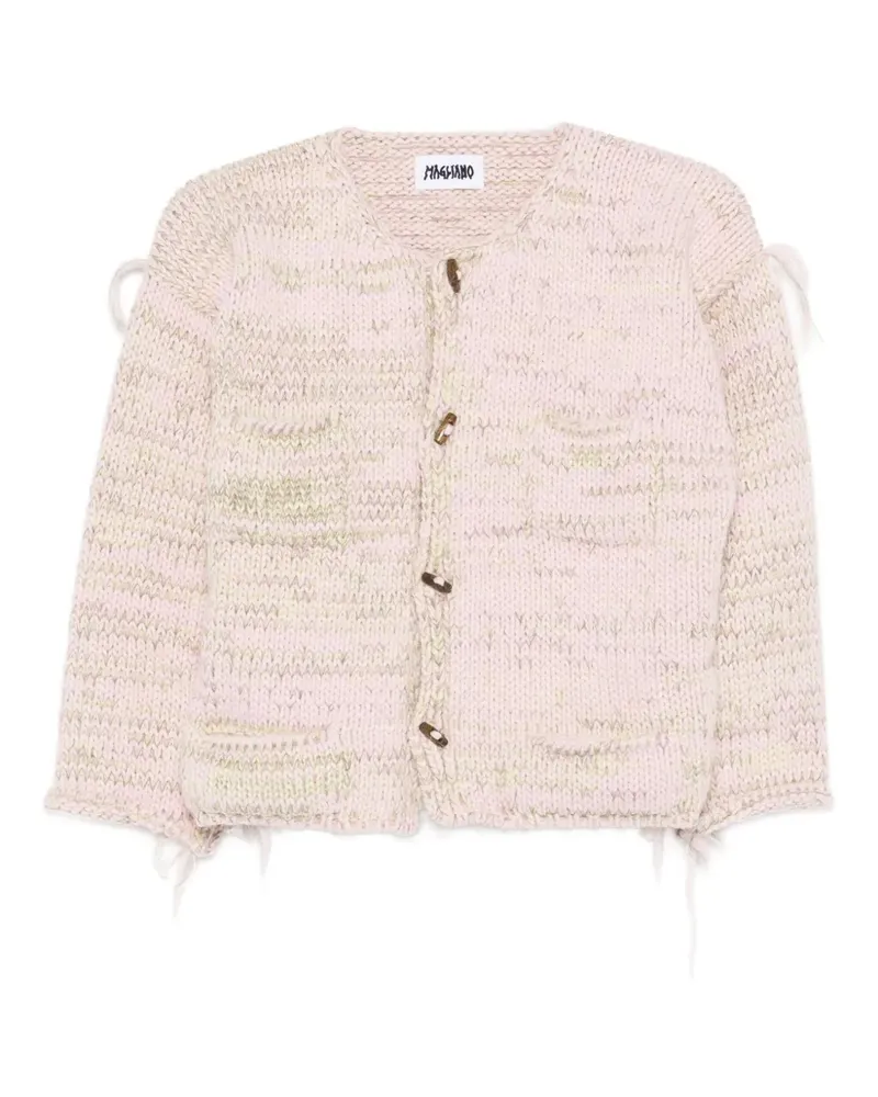 Magliano Strukturierter Cardigan mit Knebelverschluss - Rosa Rosa
