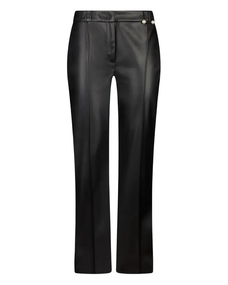 Liu Jo Hose aus Faux-Leder - Schwarz Schwarz