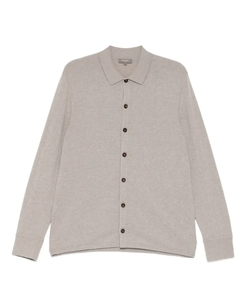 N.Peal Putney Poloshirt - Grau Grau
