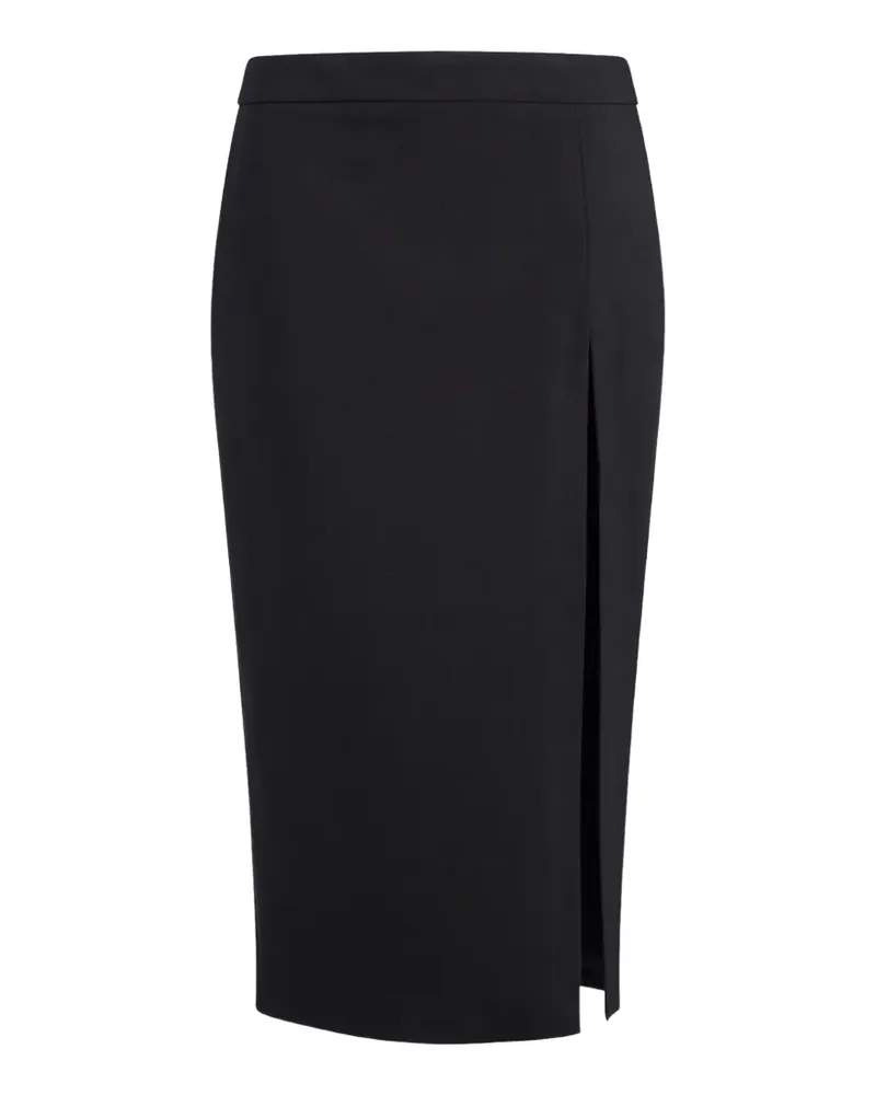 Dondup front-slit pencil midi skirt - Schwarz Schwarz