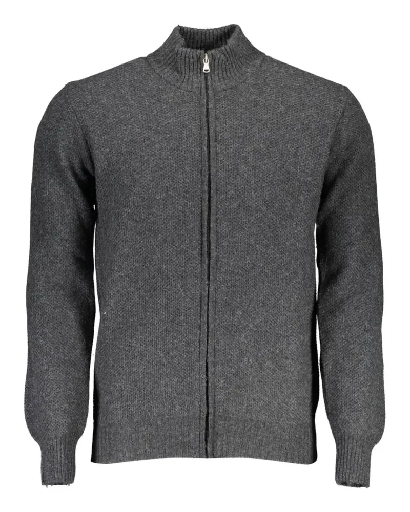 North Sails zip-up wool cardigan - Grau Grau