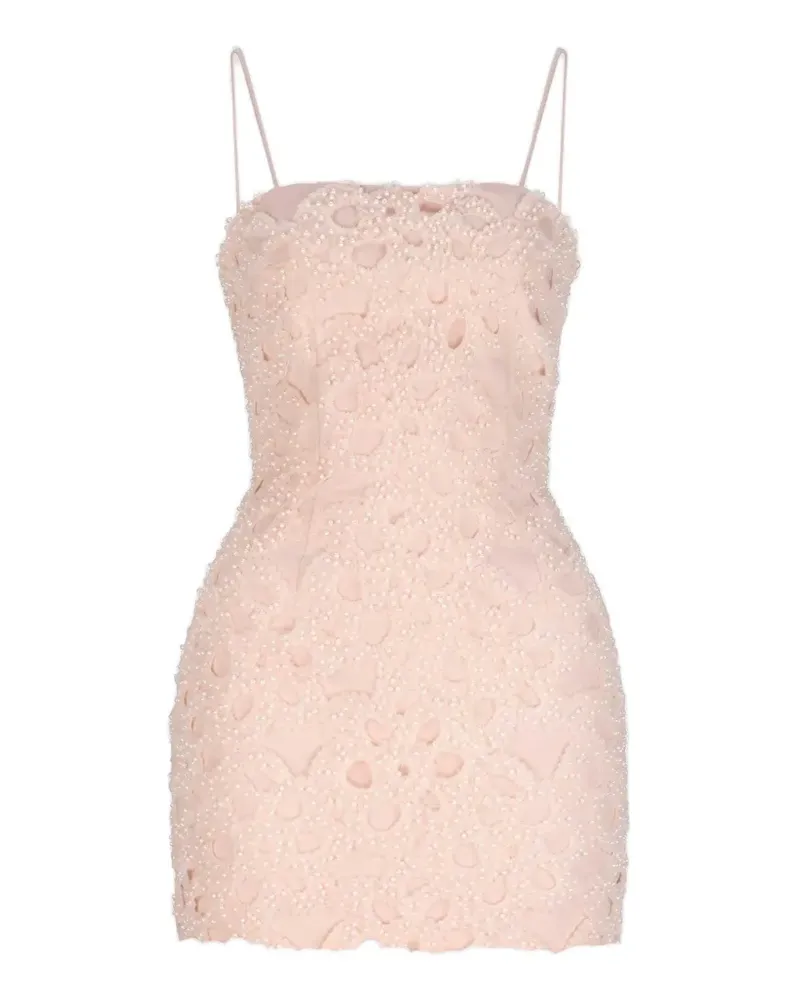 Atoir Maple bead-embellished mini dress - Rosa Rosa