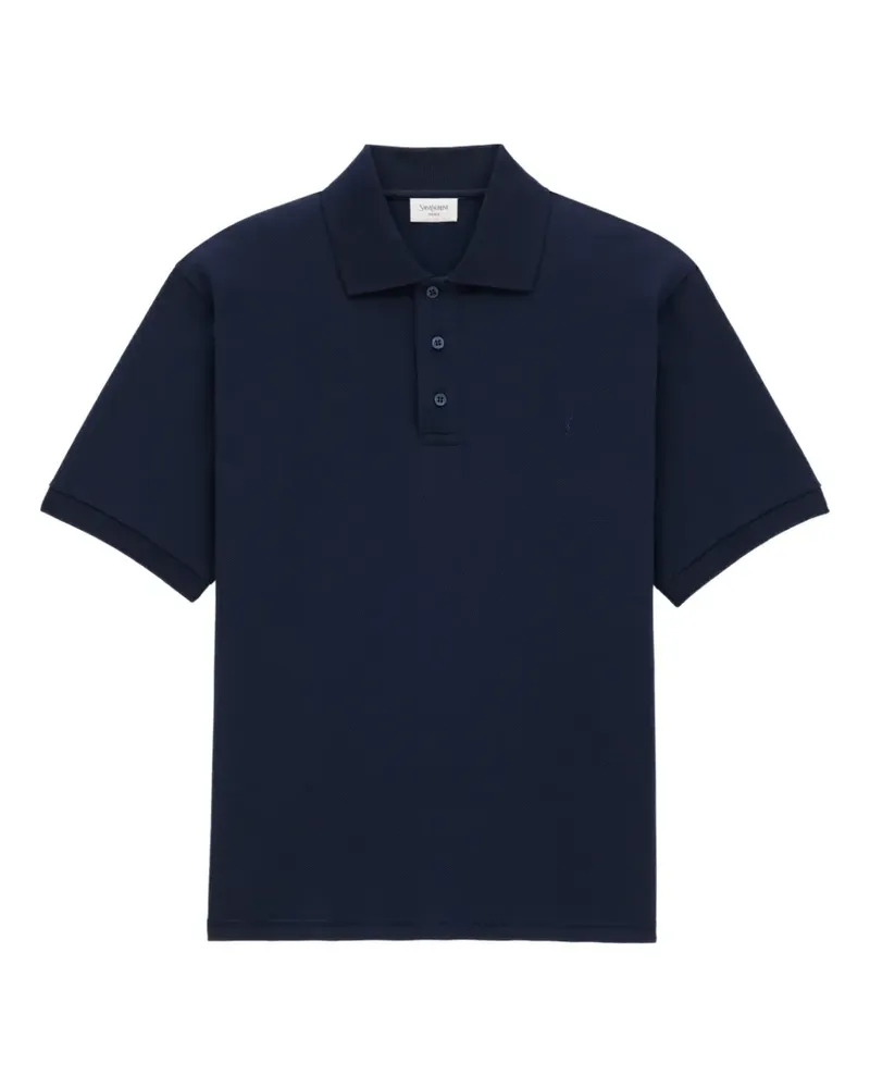 Saint Laurent Cassandra polo shirt - Blau Blau
