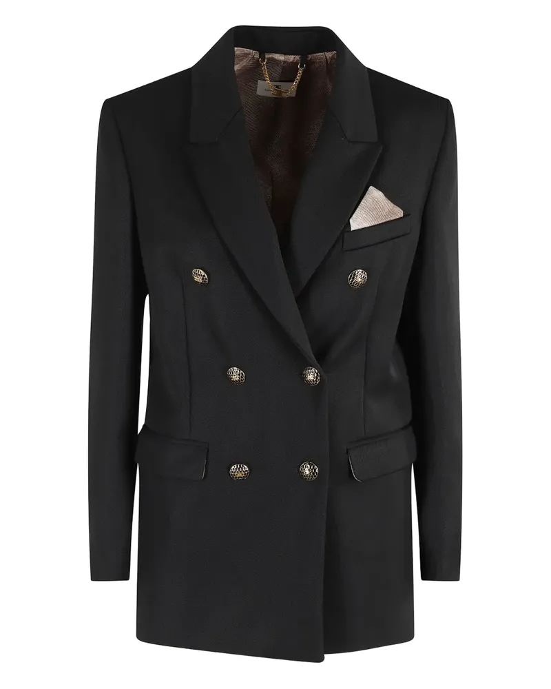 Elisabetta Franchi double-breasted blazer - Schwarz Schwarz