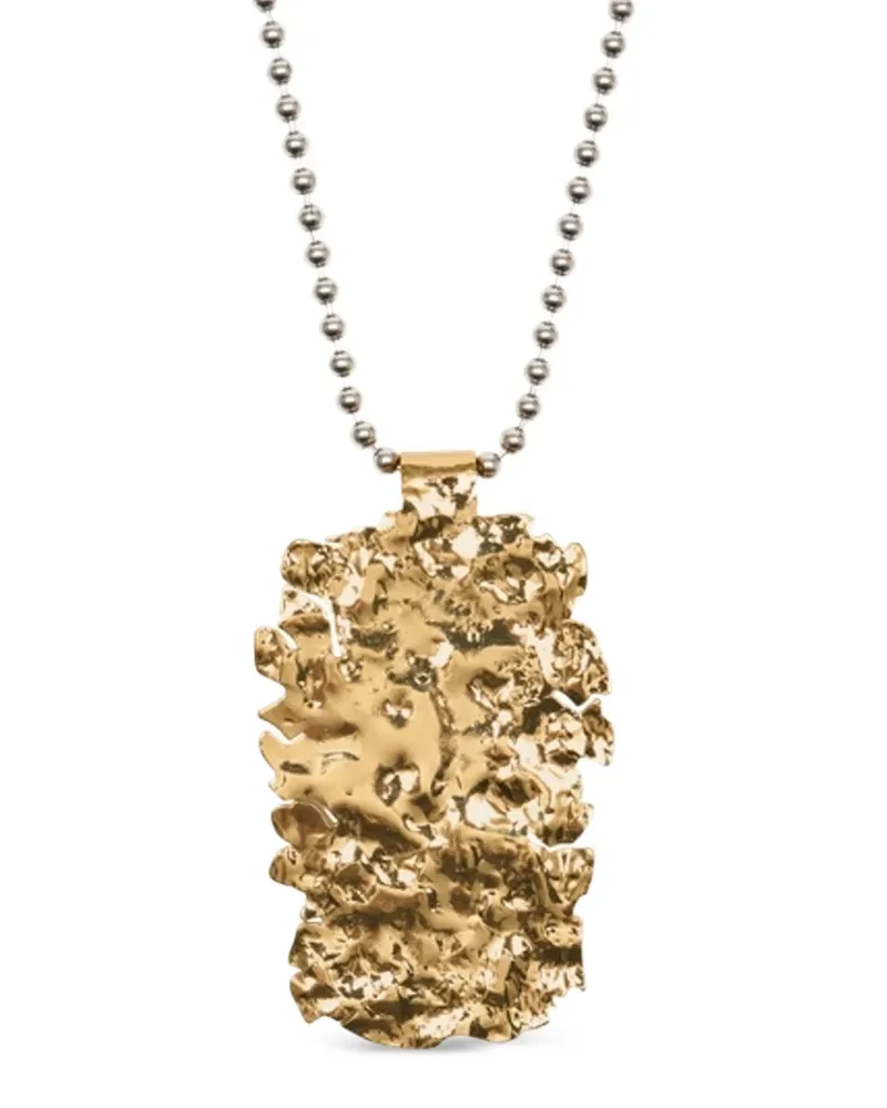 Isabel Marant Strukturierte Halskette - Gold Gold