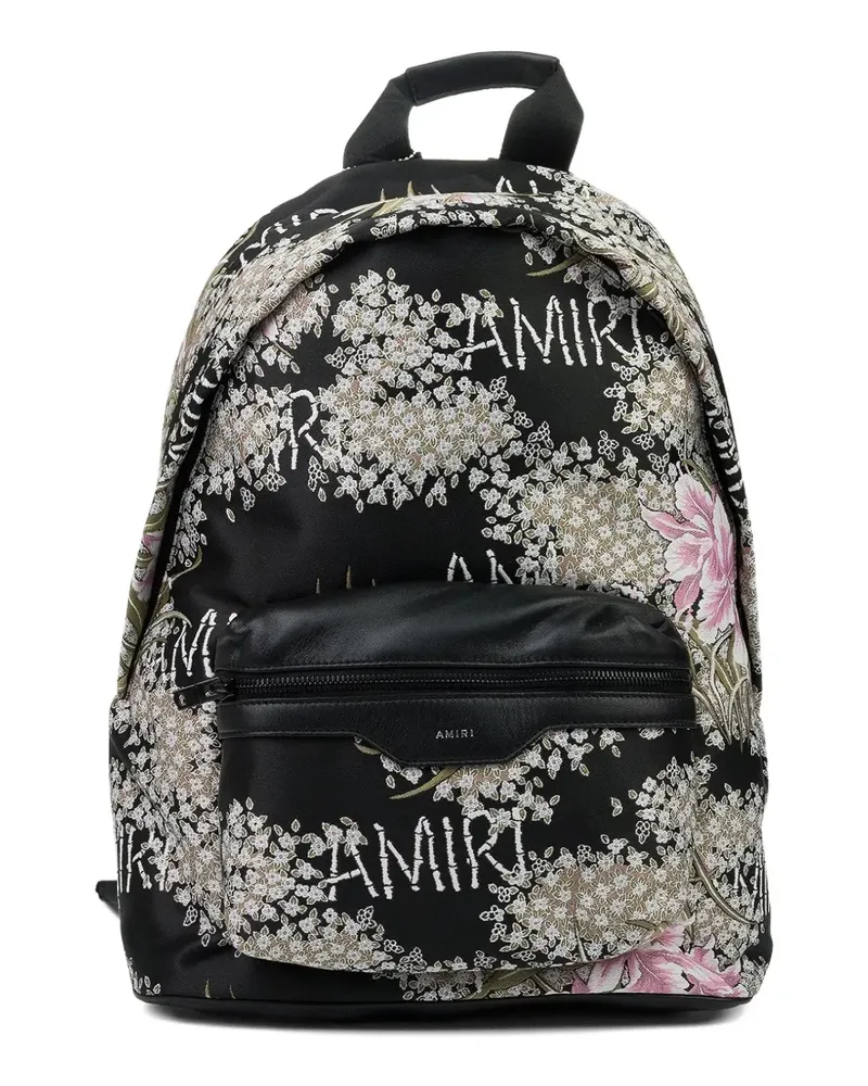 Amiri Hibiscus jacquard backpack - Schwarz Schwarz