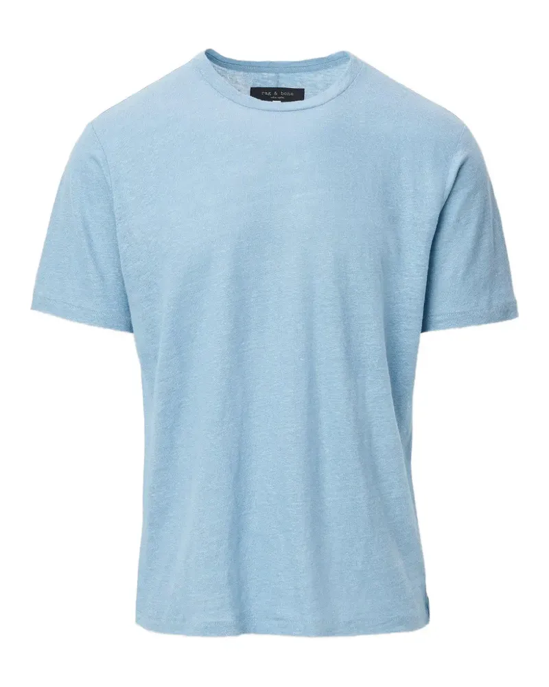 Rag & Bone T-Shirt mit Slub-Textur - Blau Blau
