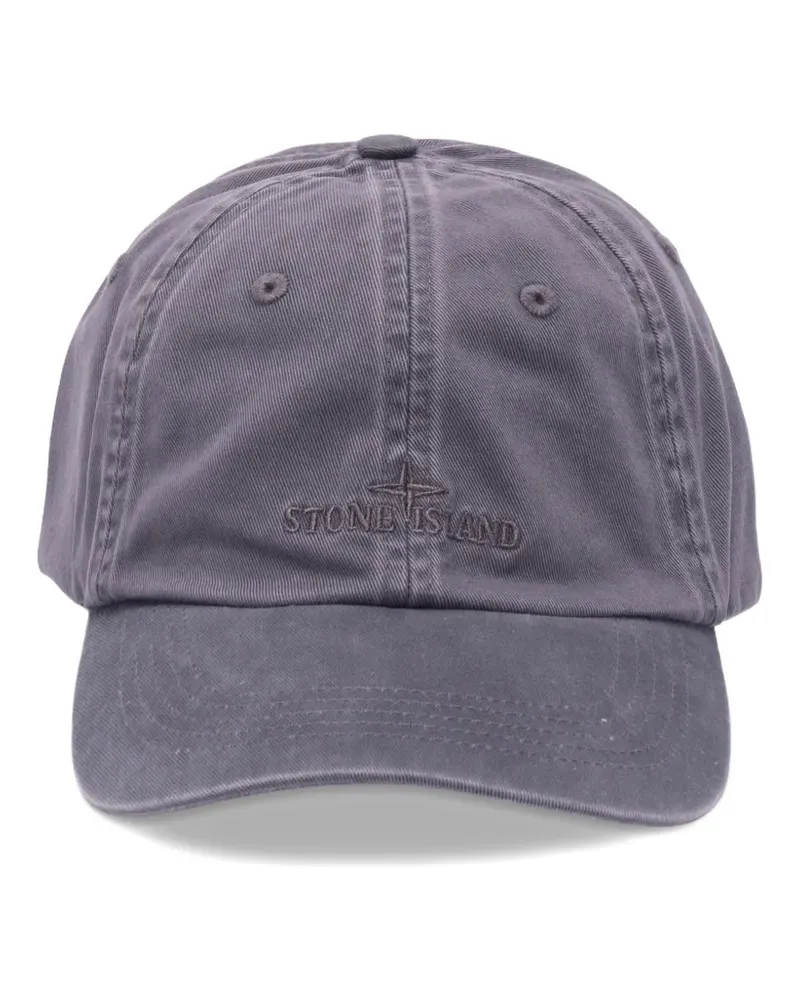 Stone Island logo cap - Grau Grau