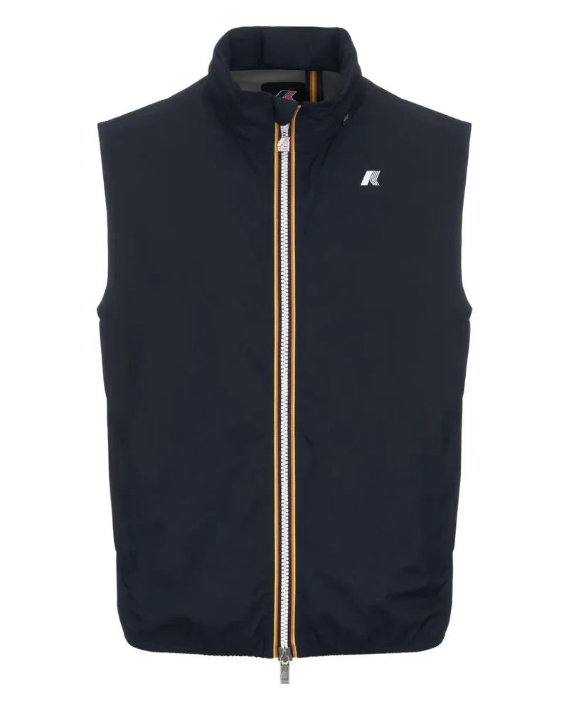 K-Way Valen Weste mit Reißverschluss - Blau Blau