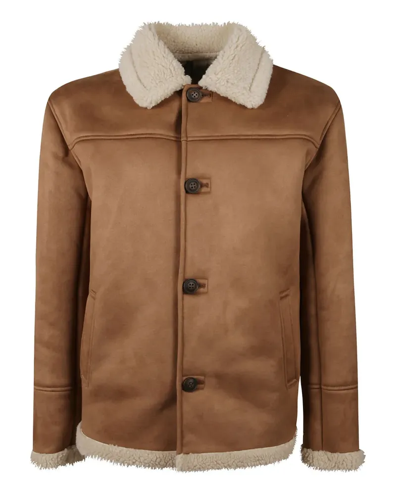 MC2 Saint Barth Jacke aus Faux Fur - Braun Braun