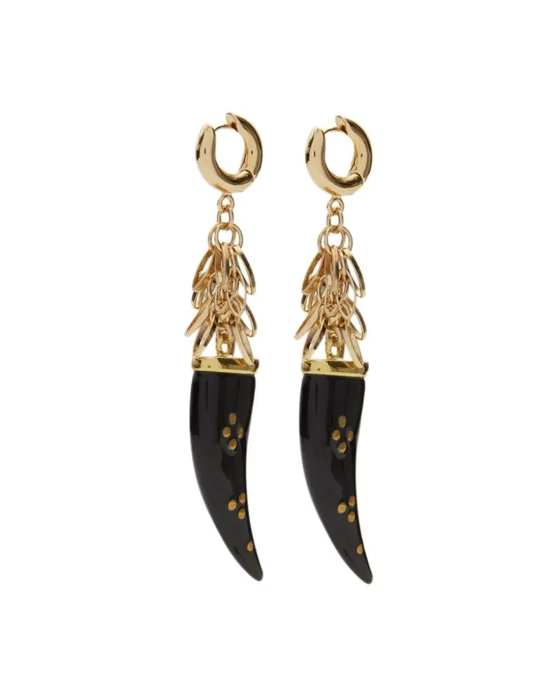 Isabel Marant Ohrringe mit Anhänger - Schwarz Schwarz