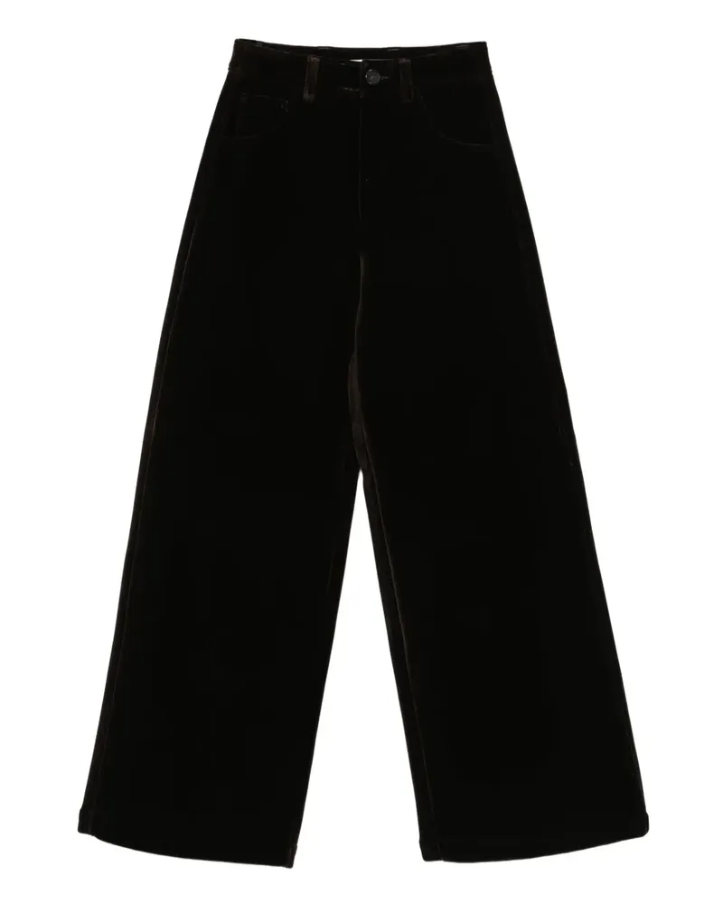 Séfr Janis Hose mit weitem Bein - Braun Braun