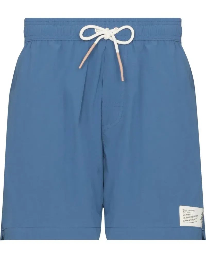 Eleventy Badeshorts mit Kordelzug - Blau Blau