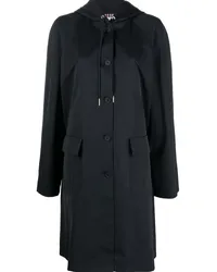 Thom Browne Einreihiger Parka Blau