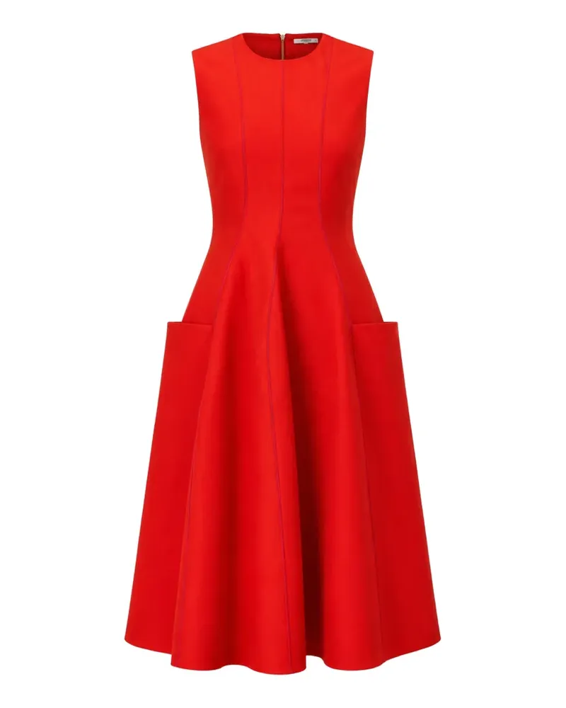 Maison Rabih Kayrouz sleeveless panelled midi dress - Rot Rot