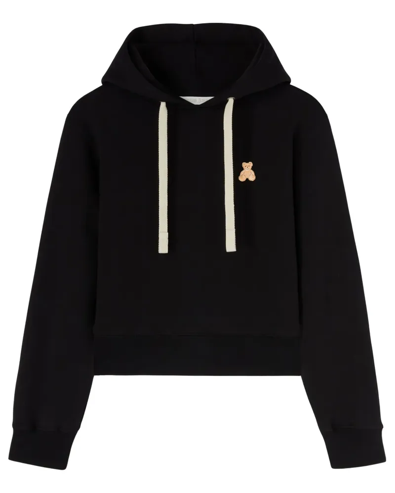Palm Angels Back Bear in Mind Hoodie - Schwarz Schwarz