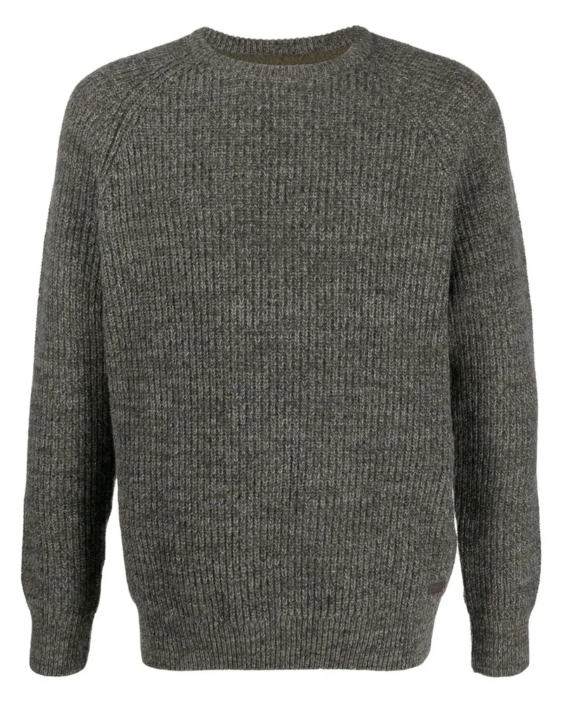 Barbour Gerippter Strickpullover - Grün Grün