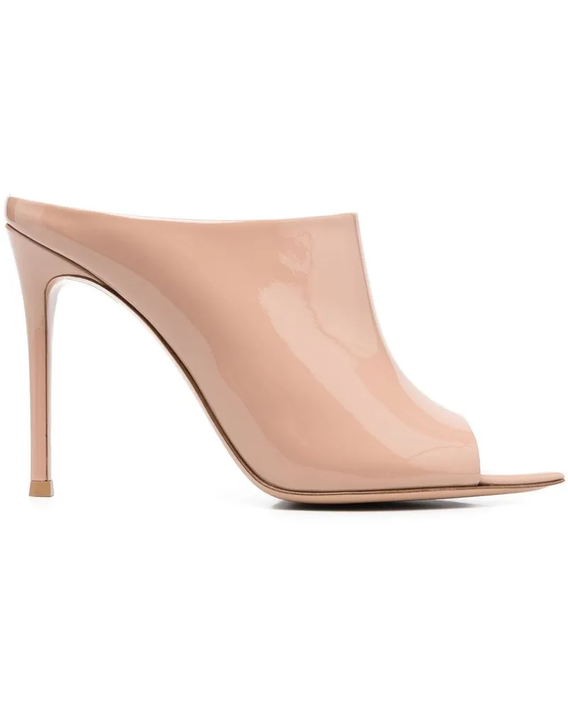 Gianvito Rossi Nova Mules 105mm Nude