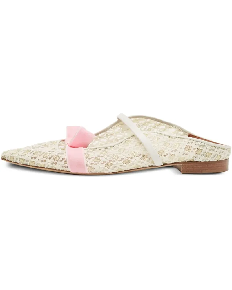 Malone Souliers Ballerinas mit Spitzendetail - Weiß Weiß