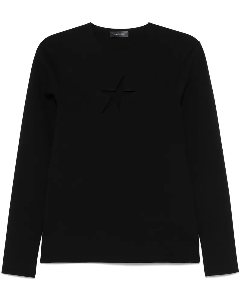 Thierry Mugler Star T-Shirt - Schwarz Schwarz