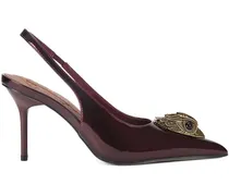 Large Eagle Slingback-Pumps - Rot