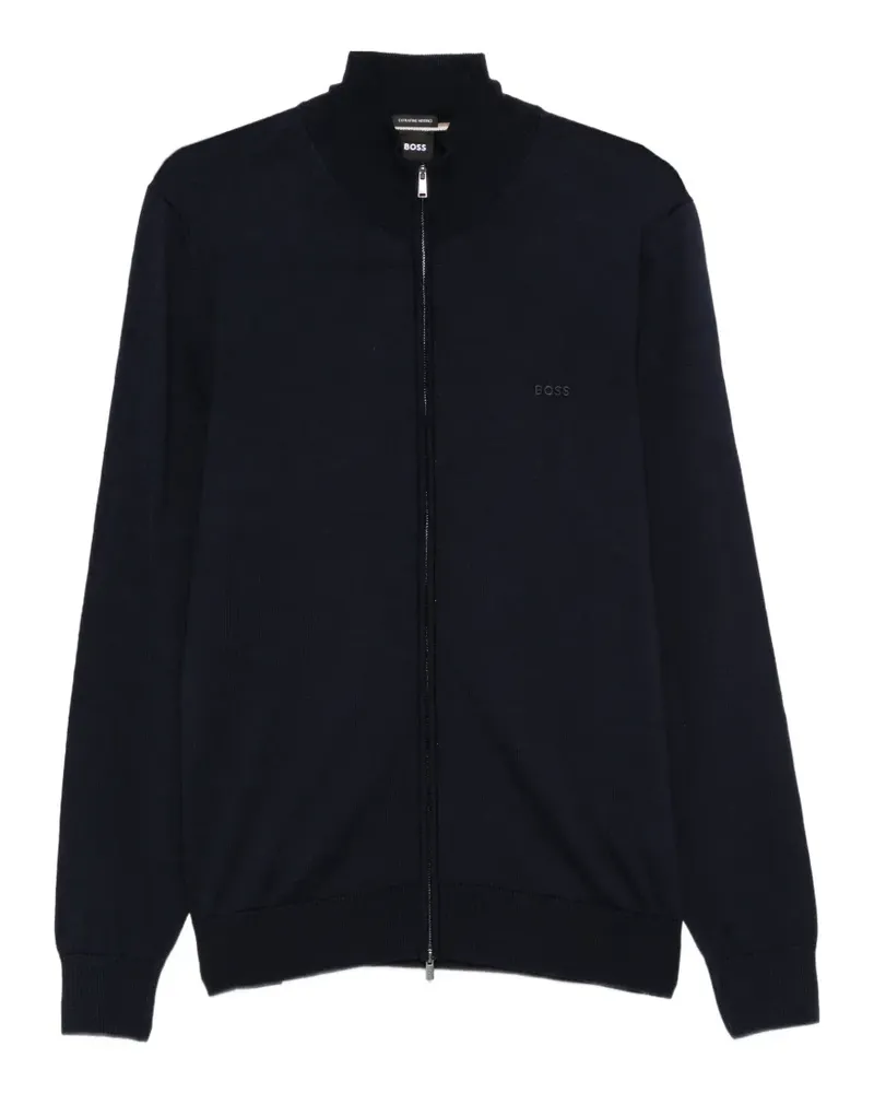 HUGO BOSS Balonso zip-up cardigan - Blau Blau