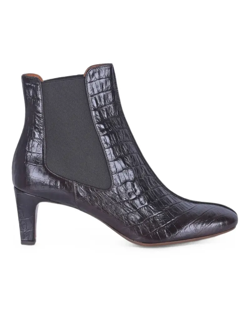 Chie Mihara Fronda croc-effect ankle boots - Braun Braun