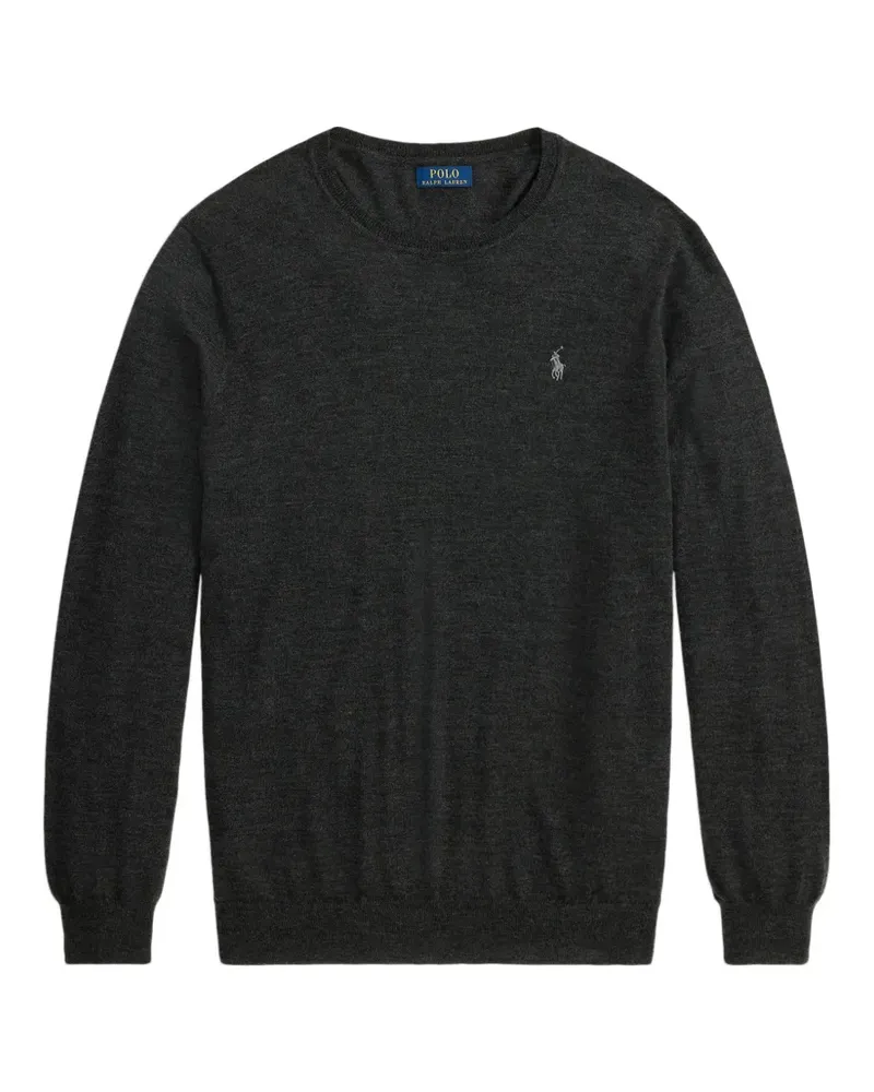 Ralph Lauren Bestickter Pony Pullover - Grau Grau