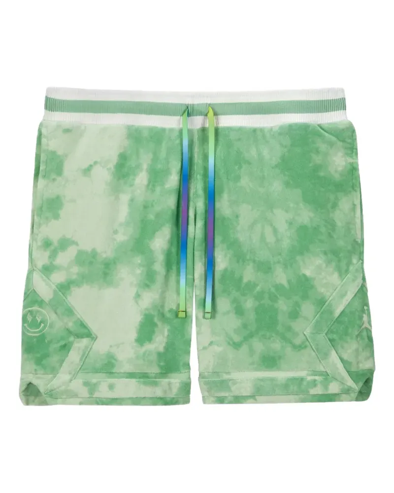 Jordan x J Balvin Batik-Shorts - Grün Grün