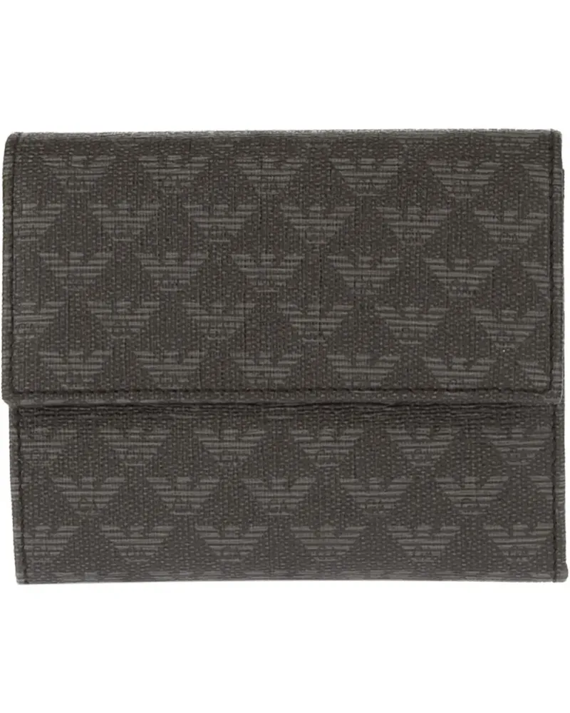 Emporio Armani fold over wallet - Grau Grau