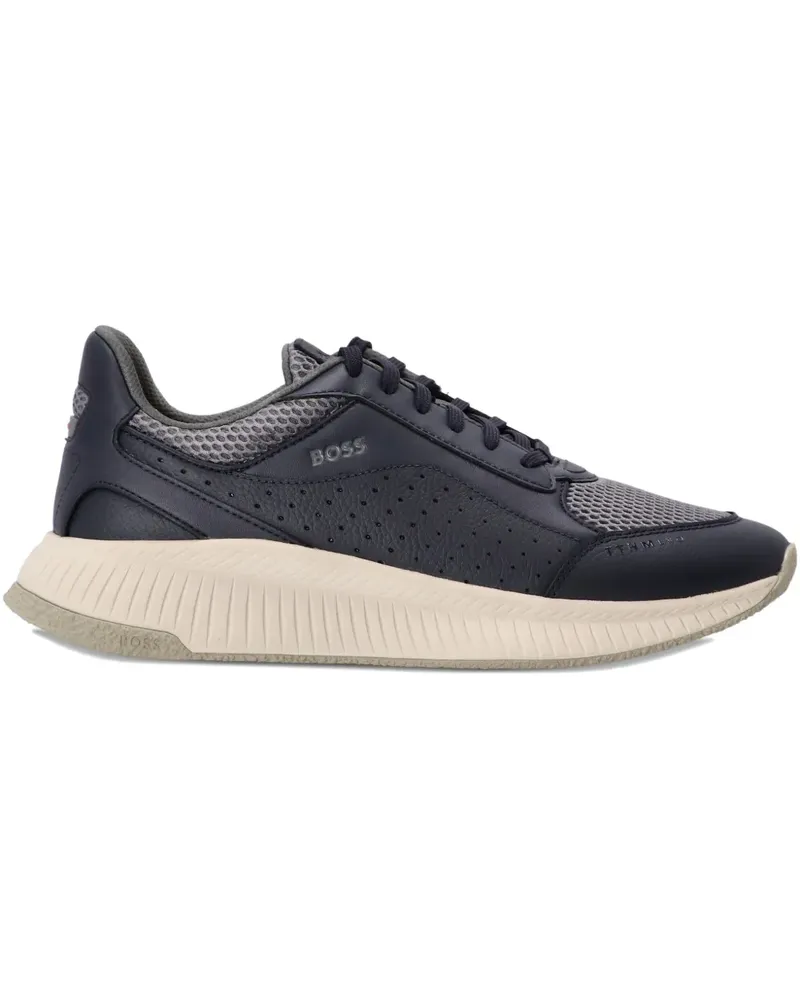 HUGO BOSS TTNM Evo Sneakers mit Einsätzen - Blau Blau